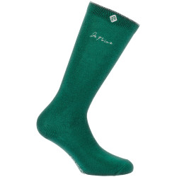 Chaussettes d’équitation rose EQUITHÈME Je t’aime