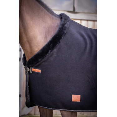 Couverture Polaire Diagonal Paddock Sports Noir