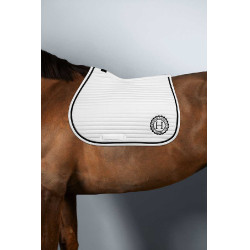 Tapis de selle Rider Harcour Karembar Blanc / noir Tapis de selle Rider Harcour Karembar Blanc / noir