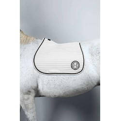 Tapis de selle Rider Harcour Karembar Blanc / noir Tapis de selle Rider Harcour Karembar Blanc / noir
