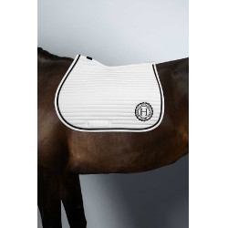 Tapis de selle Rider Harcour Karembar Blanc / noir Tapis de selle Rider Harcour Karembar Blanc / noir