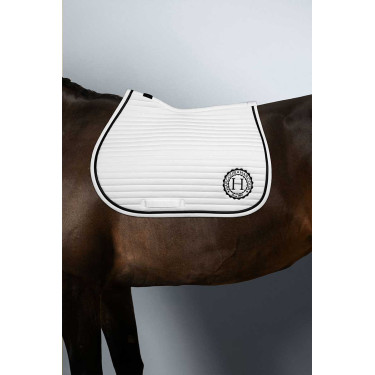 Tapis de selle Rider Harcour Karembar Blanc / noir Tapis de selle Rider Harcour Karembar Blanc / noir