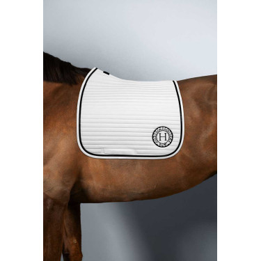 Tapis de selle Rider Harcour Karembar Blanc / noir Tapis de selle Rider Harcour Karembar Blanc / noir