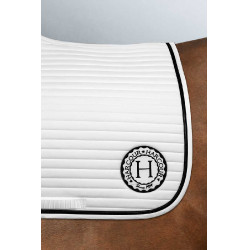 Tapis de selle Rider Harcour Karembar Blanc / noir Tapis de selle Rider Harcour Karembar Blanc / noir