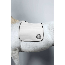Tapis de selle Rider Harcour Karembar Blanc / noir Tapis de selle Rider Harcour Karembar Blanc / noir
