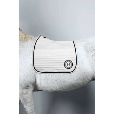 Tapis de selle Rider Harcour Karembar Blanc / noir Tapis de selle Rider Harcour Karembar Blanc / noir
