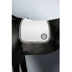 Tapis de selle Rider Harcour Karembar Blanc / noir Tapis de selle Rider Harcour Karembar Blanc / noir