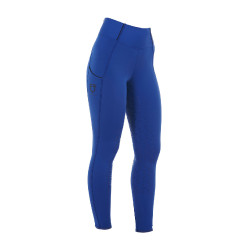 Legging femme avec doublure en polaire Equestro Sodalite blue Bleu