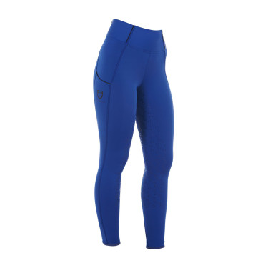 Legging femme avec doublure en polaire Equestro Sodalite blue Bleu