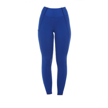 Legging femme avec doublure en polaire Equestro Sodalite blue Bleu