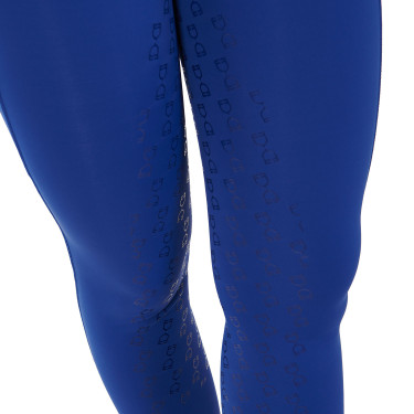 Legging femme avec doublure en polaire Equestro Sodalite blue Bleu