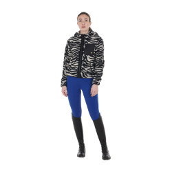 Legging femme avec doublure en polaire Equestro Sodalite blue Bleu