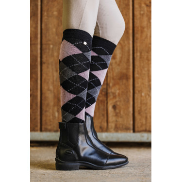 Chaussettes Equi-Theme Argyle femme pour Cavalier