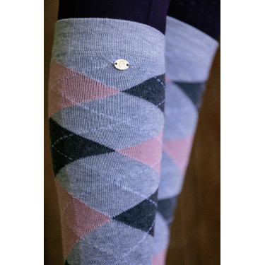 Chaussettes Equi-Theme Argyle femme pour Cavalier