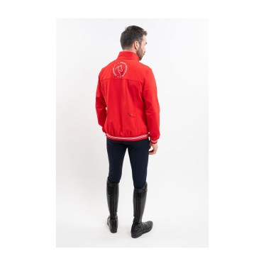 Veste Harcour Menthue Unisexe Swiss Equestrian Friends Rouge