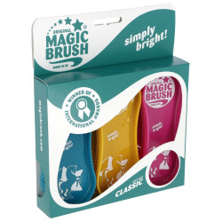 3 brosses Magic Brush Classic Multi-couleurs 3 brosses Magic Brush Classic Multi-couleurs