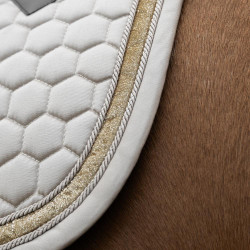 Tapis de Selle Glitter Band Jumping Kentucky Beige