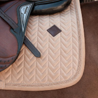 Tapis de selle Kentucky velvet mini Pearls Dressage Beige