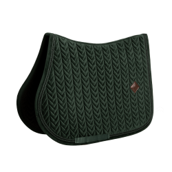 Tapis de selle Kentucky velvet mini Pearls Dressage Vert sapin