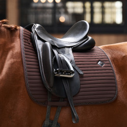 Tapis de selle Imperial Riding Josie Dressage Chocolat Marron