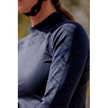 Baselayer Seamless K by Equithème K-Agility femme Marine Bleu marine