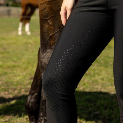 Pantalon d'équitation Kentucky Miami full grip femme Noir