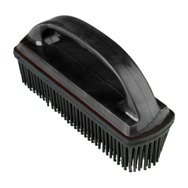 Brosse Horze pour éliminer poussière et saleté Noir