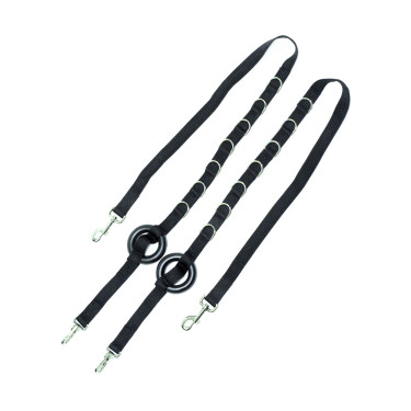 Rênes fixes en nylon Umbria Equitazione Noir Rênes fixes en nylon Umbria Equitazione Noir