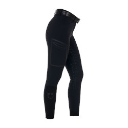Pantalon slim fit femme taille haute Equestro Ridertechnology full grip