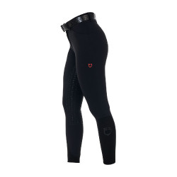 Pantalon slim fit femme taille haute Equestro Ridertechnology full grip