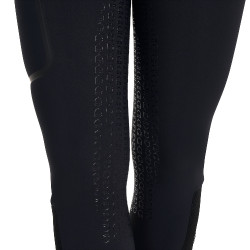 Pantalon slim fit femme taille haute Equestro Ridertechnology full grip