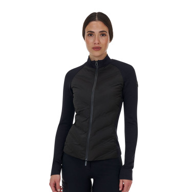 Veste technique femme Equestro Ridertechnology Hybrid Noir