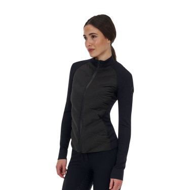 Technische damesbovenzijde Equestro Ridertechnology Hybrid Zwart
