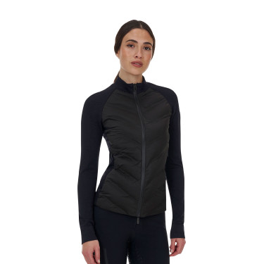 Technische damesbovenzijde Equestro Ridertechnology Hybrid Zwart
