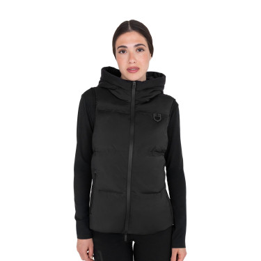 Gilet technique femme à capuche Ridertechnology Noir