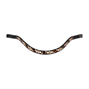 Frontal Supreme avec strass modèle Spirit Noir / doré