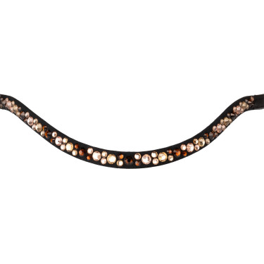 Frontal Supreme avec strass modèle Spirit Noir / doré
