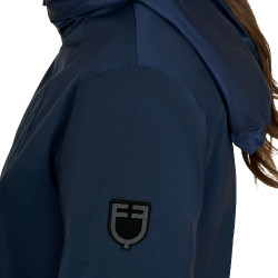 Veste Softshell Equestro femme ligne pliable Marine blazer Bleu marine
