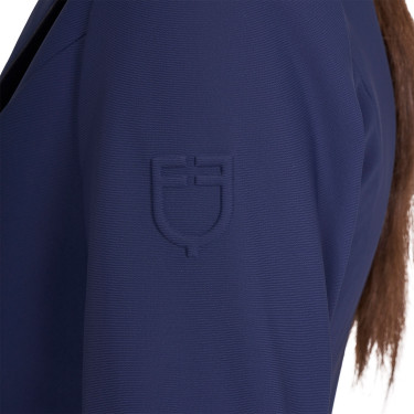 Veste de concours Equestro femme zippée et boutonnée Marine blazer Bleu marine