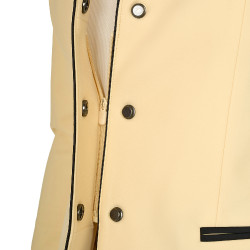 Veste de concours Equestro femme zippée et boutonnée Soleil Orange