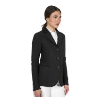 Veste de concours Equestro femme Monogram trois boutons Noir Veste de concours Equestro femme Monogram trois boutons Noir