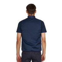 Herengilet lijn Foldable Marineblazer Marineblauw