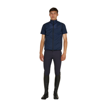 Herengilet lijn Foldable Marineblazer Marineblauw