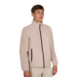 Veste Softshell Equestro homme logo au dos Oxford tan Rose