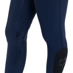 Pantalon Equestro femme full grip taille haute logo en strass