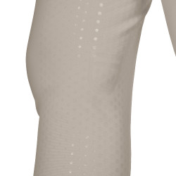 Pantalon Equestro femme full grip taille haute logo en strass Oxford tan Rose Pantalon Equestro femme full grip taille haute logo en strass Oxford tan Rose