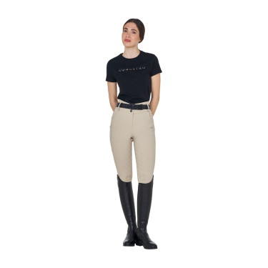 Pantalon Equestro taille haute monogramme femme