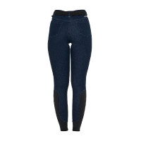 Damesbroek in denimstof Blauw denim