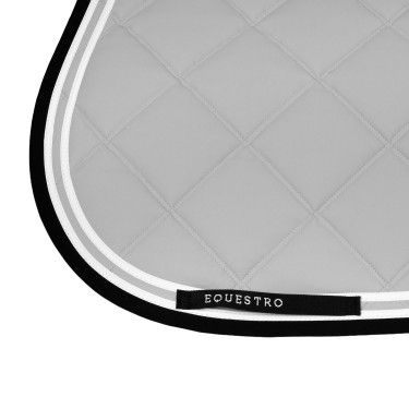 Tapis de saut Equestro Double Stripes en tissu technique Tapis de saut Equestro Double Stripes en tissu technique