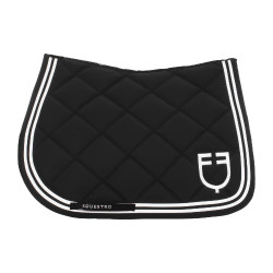 Tapis de saut Equestro Double Stripes en tissu technique
